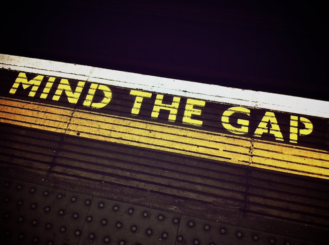 Mind the gap - London underground