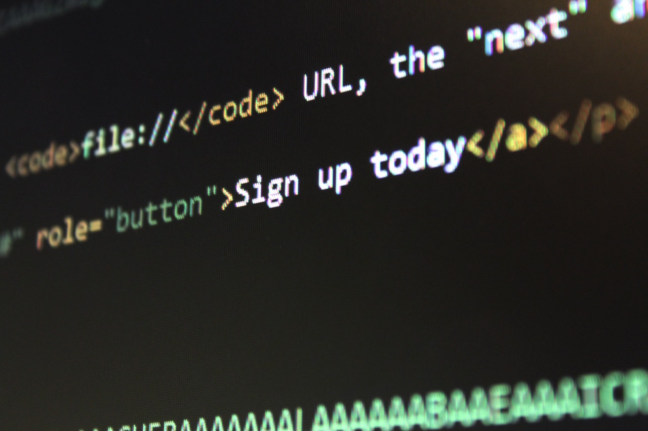 HTML code on website